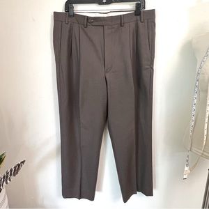 BURBERRY’S vintage wool pleated trouser high waisted 34